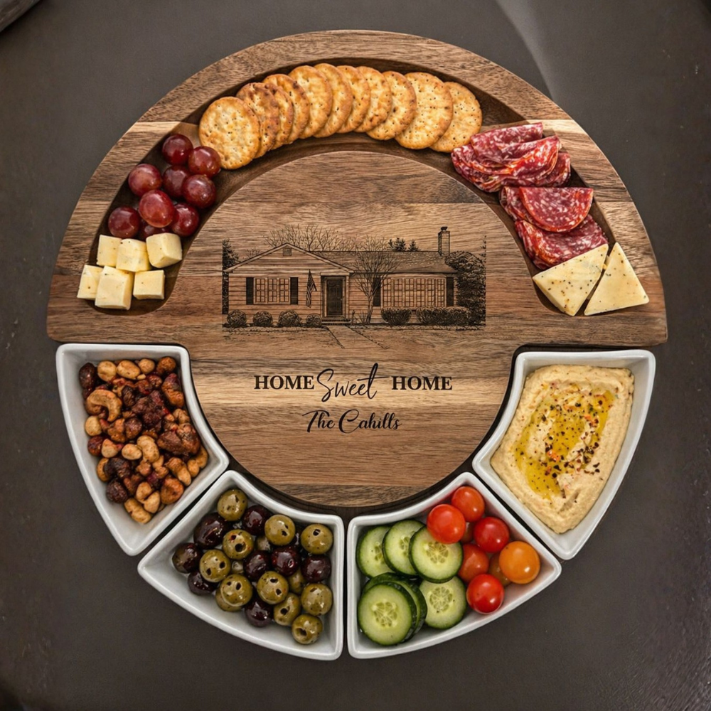 Personalized Wooden Charcuterie Board