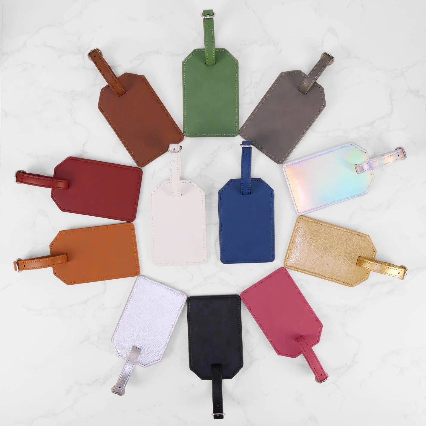 Luggage leatherette tag