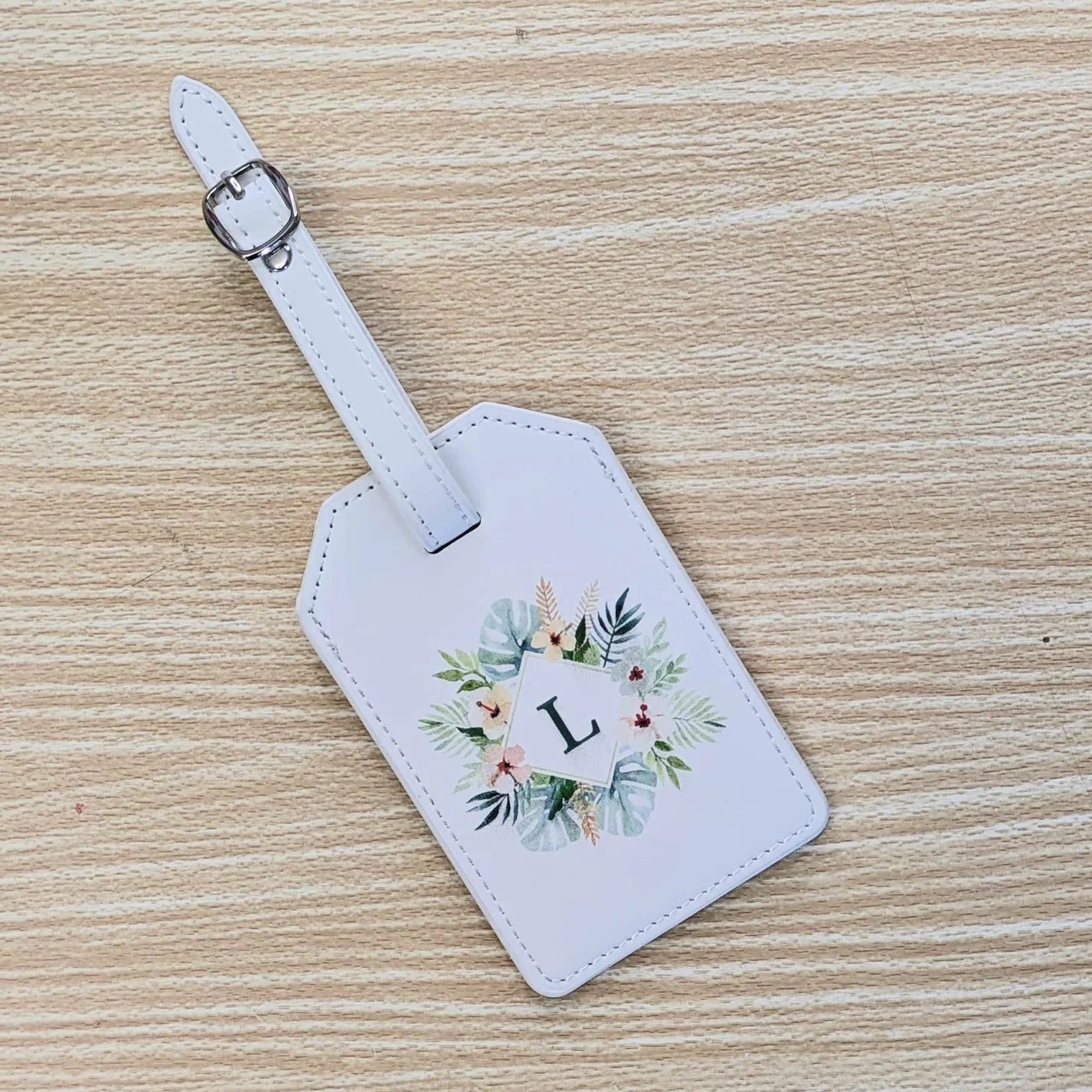 Luggage leatherette tag