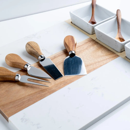 Marble Charcuterie Board - 11 piece