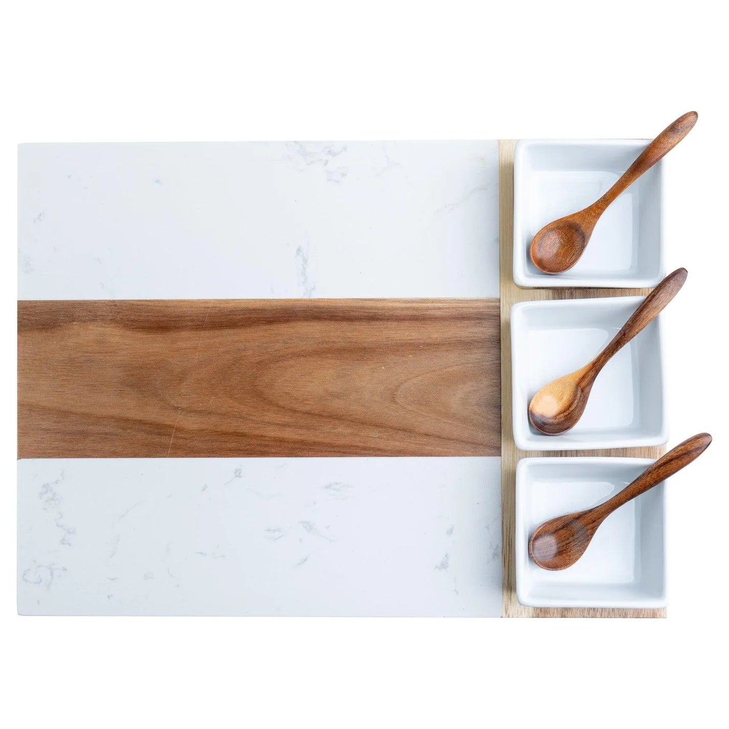 Marble Charcuterie Board - 11 piece