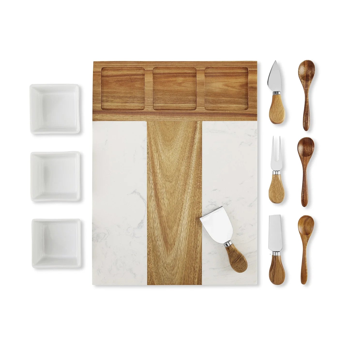 Marble Charcuterie Board - 11 piece