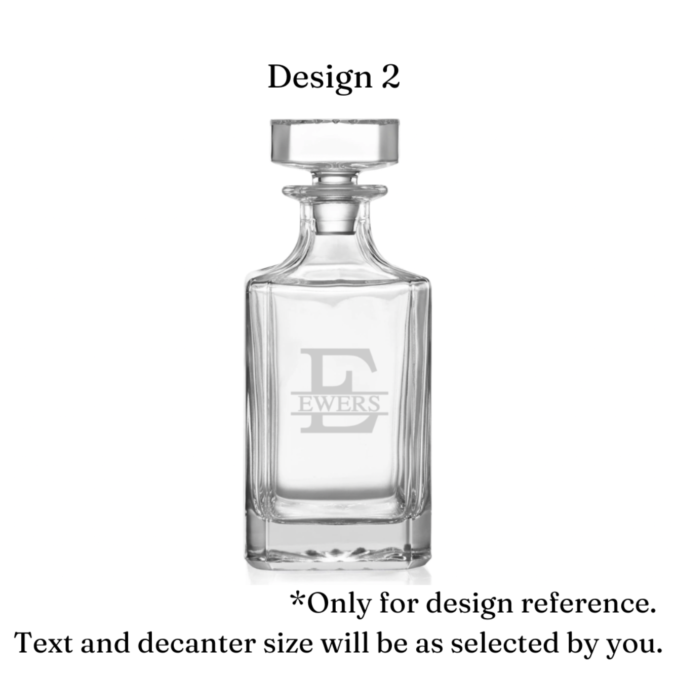4 Glass Decanter Set