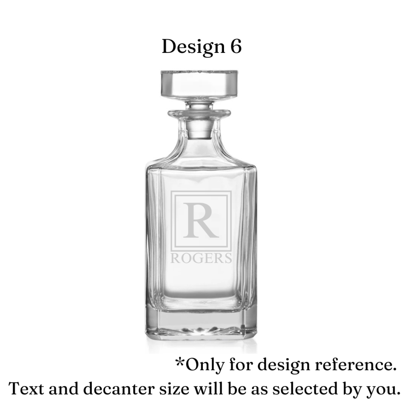 4 Glass Decanter Set
