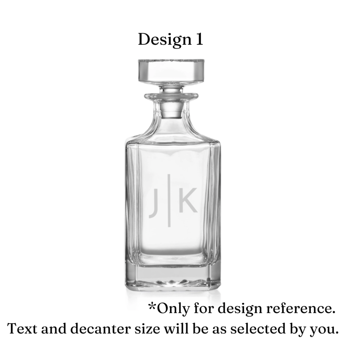 4 Glass Decanter Set